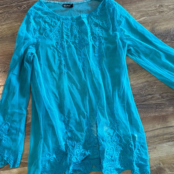 Anna Embroidered Beach Kaftan - Picture 2 of 3